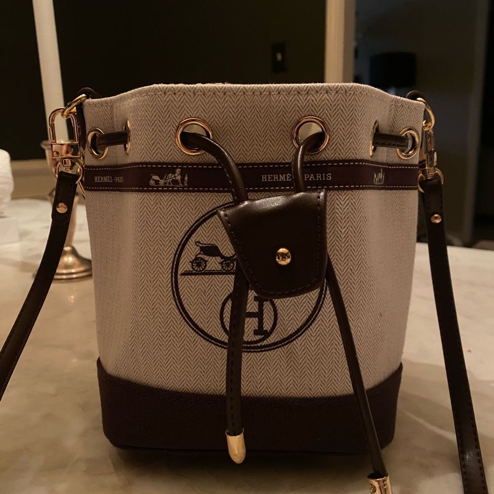 *NEW UPCYCLED HERMES DUST BAG*